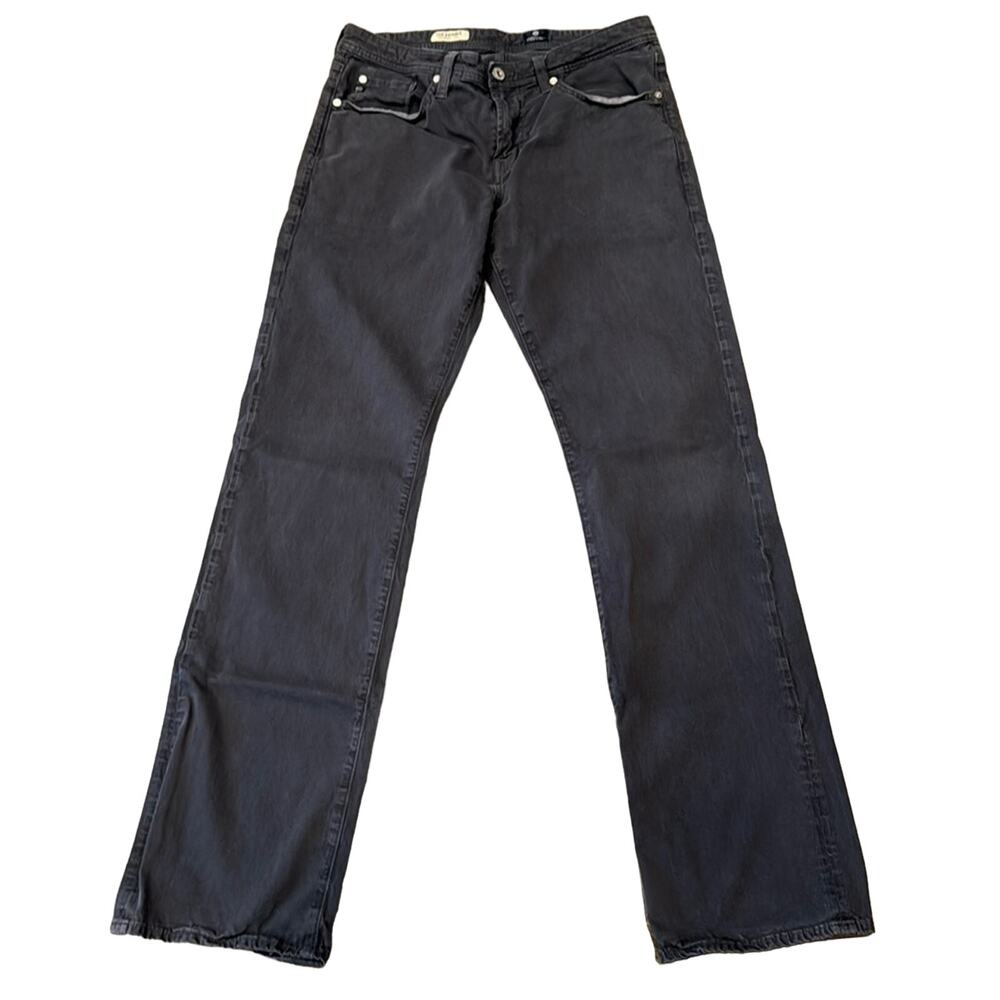 AG Adriano Goldschmied Men's The Prostege Straight Leg Pants Dark Grey Size 32
